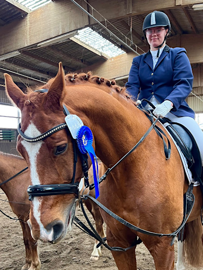 Paulina und Beau in der Platzierung